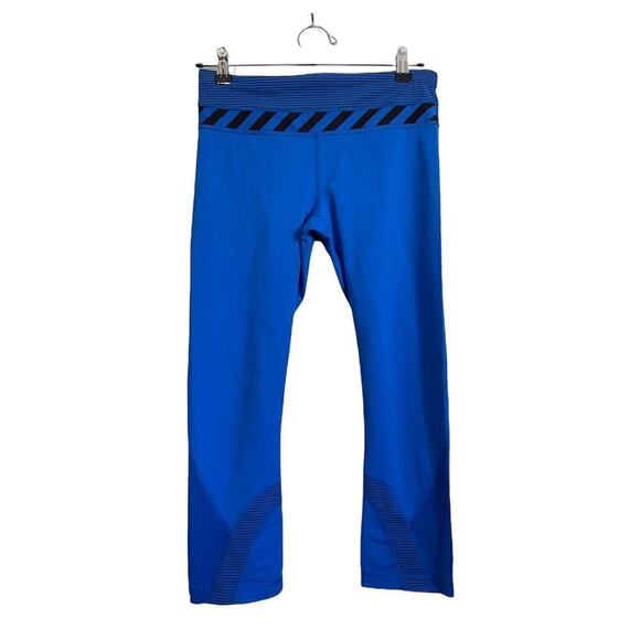 Lululemon Sapphire Blue Pace Rival Crop Leggings SZ 6 Stretch Breathable Gym - Picture 1 of 4